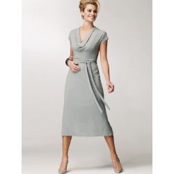 Dark Grey Sheath Dress