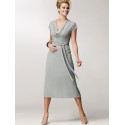 Dark Grey Sheath Dress