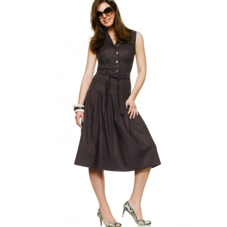 Dark brown Long Dress