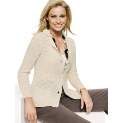 Knitted Beige Jacket