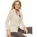 Knitted Beige Jacket